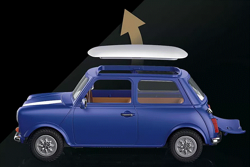 Mini Cooper Blue (Toy)