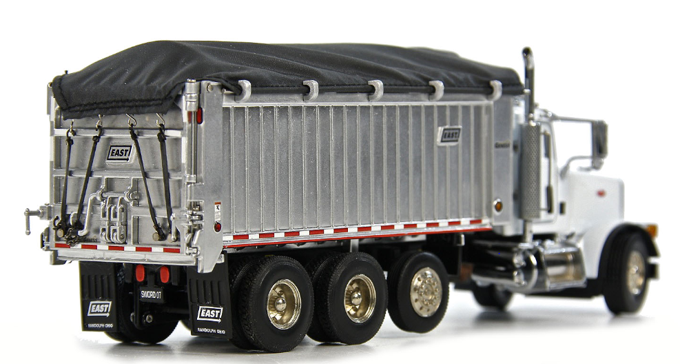 1/50 Peterbilt 357 Rigid with East Genesis Dump Body - White