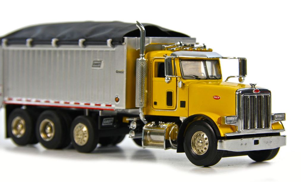 1/50 Peterbilt 357 Rigid with East Genesis Dump Body - Yellow