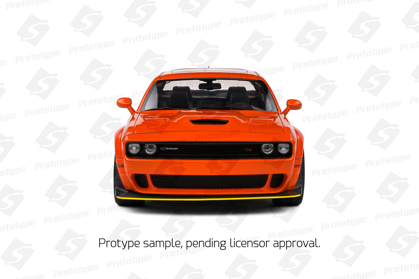 1/18 Dodge Challenger R/T Scat Pack Widebody 2023 Orange - Hazzard Tribute