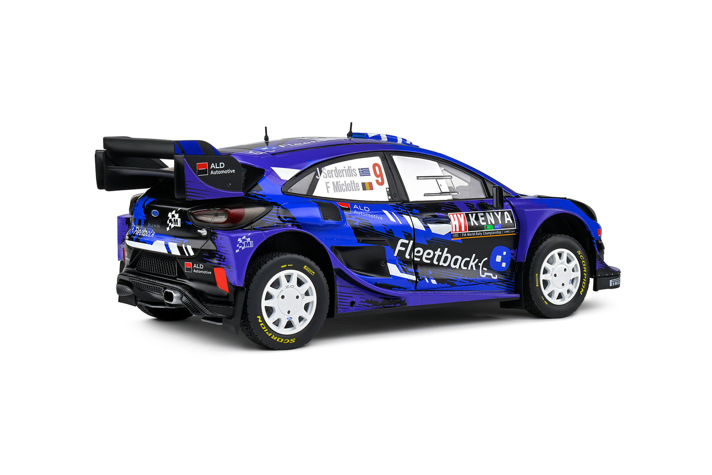 1/18 Ford Puma Rally 1 #9 "Serderidis/Miclotte" Rally Kenya 2022