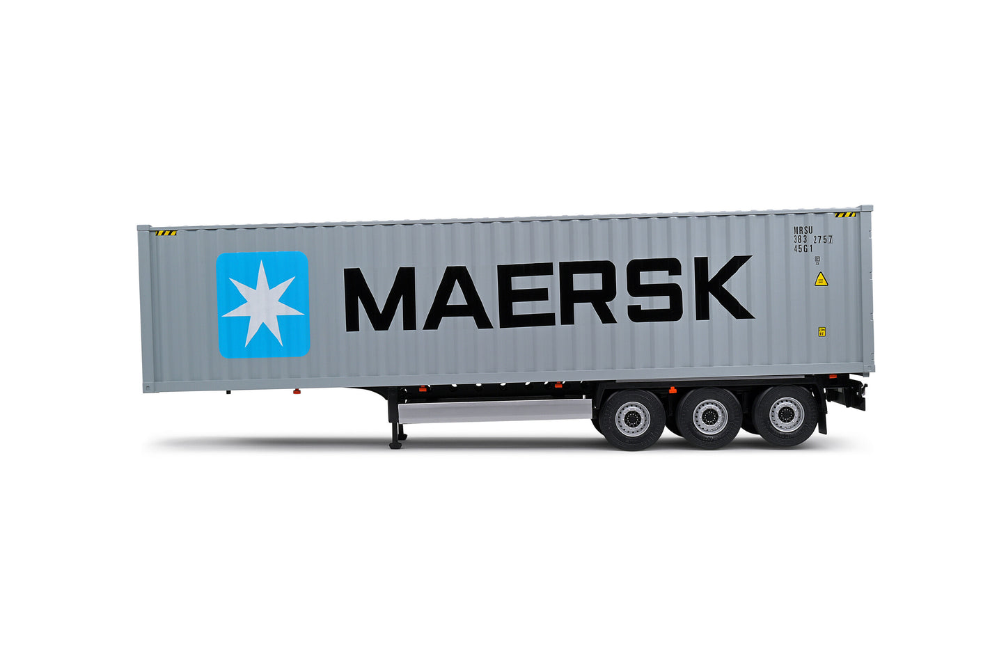 1/24 Container Trailer Maersk Grey Three Axle