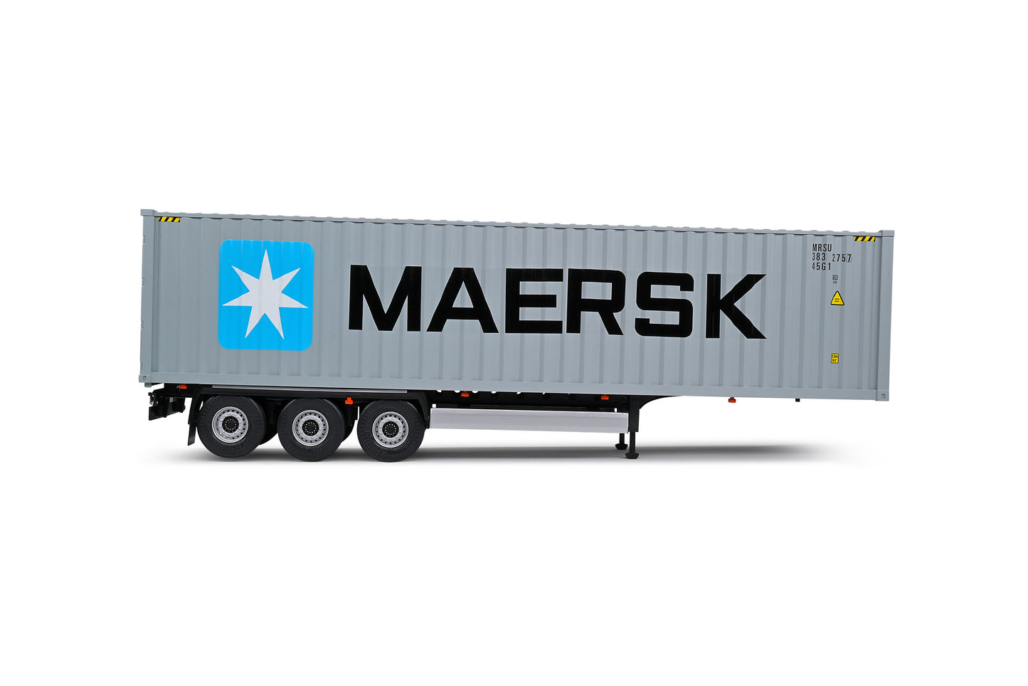 1/24 Container Trailer Maersk Grey Three Axle