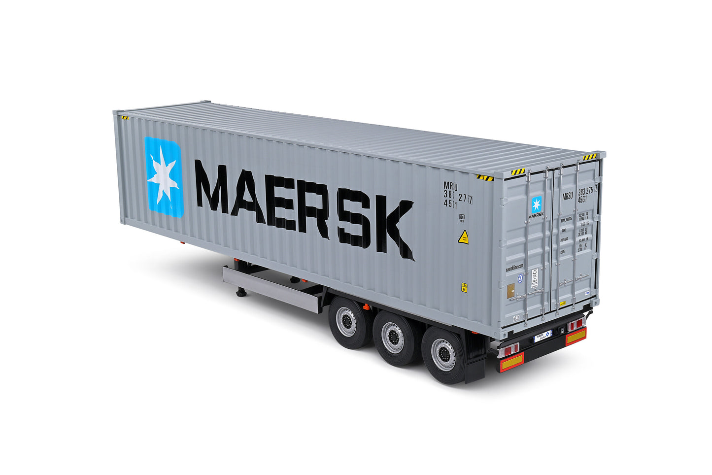 1/24 Container Trailer Maersk Grey Three Axle