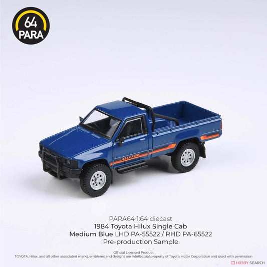 1/64 Toyota Hilux 1984 Medium Blue