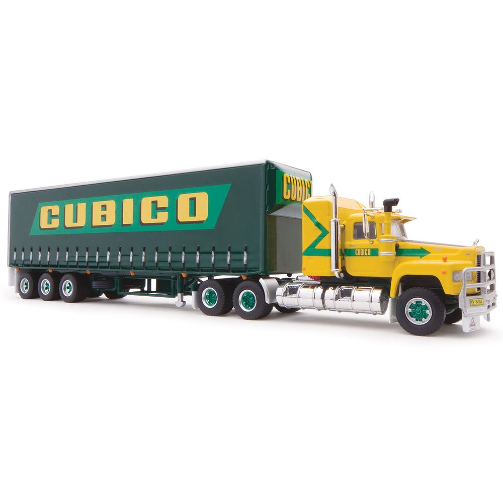 1/64 Cubico Semi with Curtain Side Trailer 12038