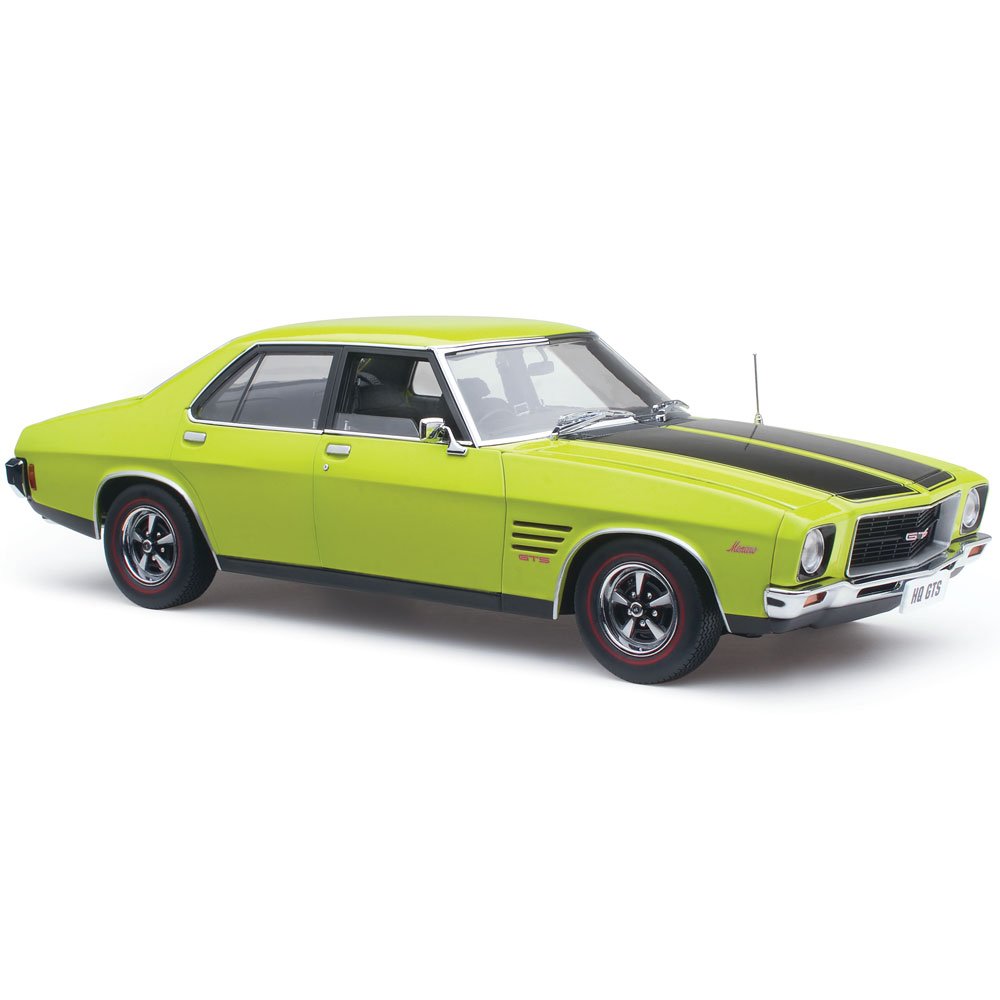 1/18 Holden HQ Monaro GTS Sedan Barbados Green with Black Stripes