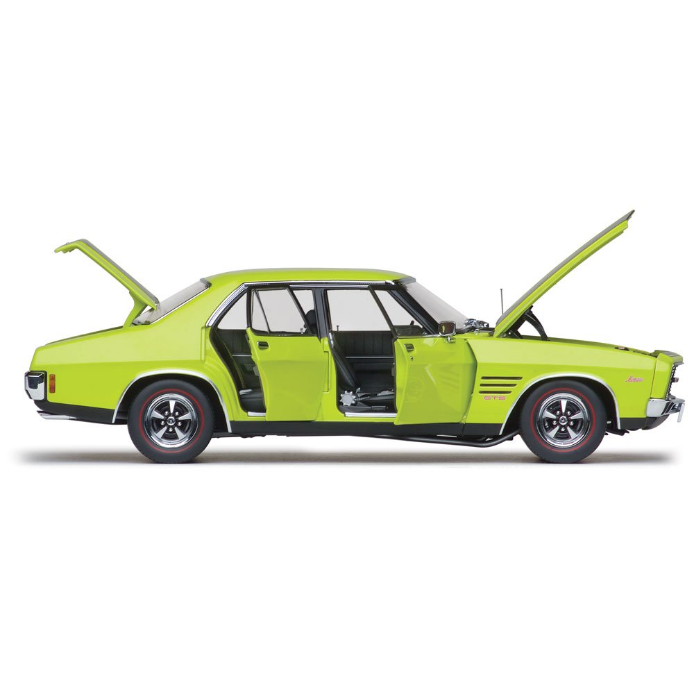 1/18 Holden HQ Monaro GTS Sedan Barbados Green with Black Stripes