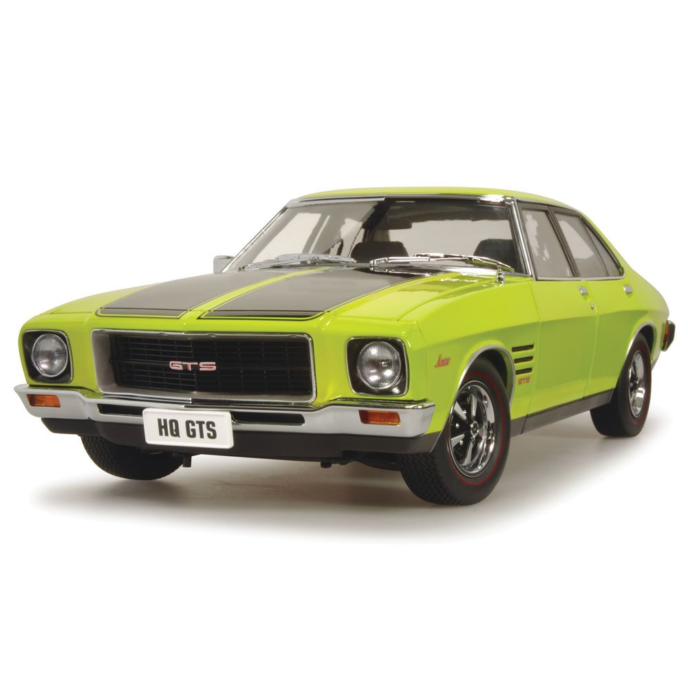 1/18 Holden HQ Monaro GTS Sedan Barbados Green with Black Stripes