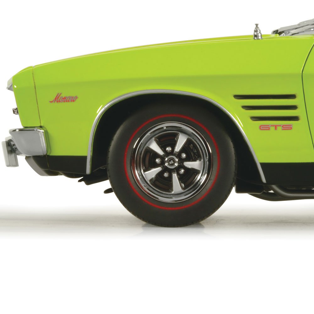 1/18 Holden HQ Monaro GTS Sedan Barbados Green with Black Stripes