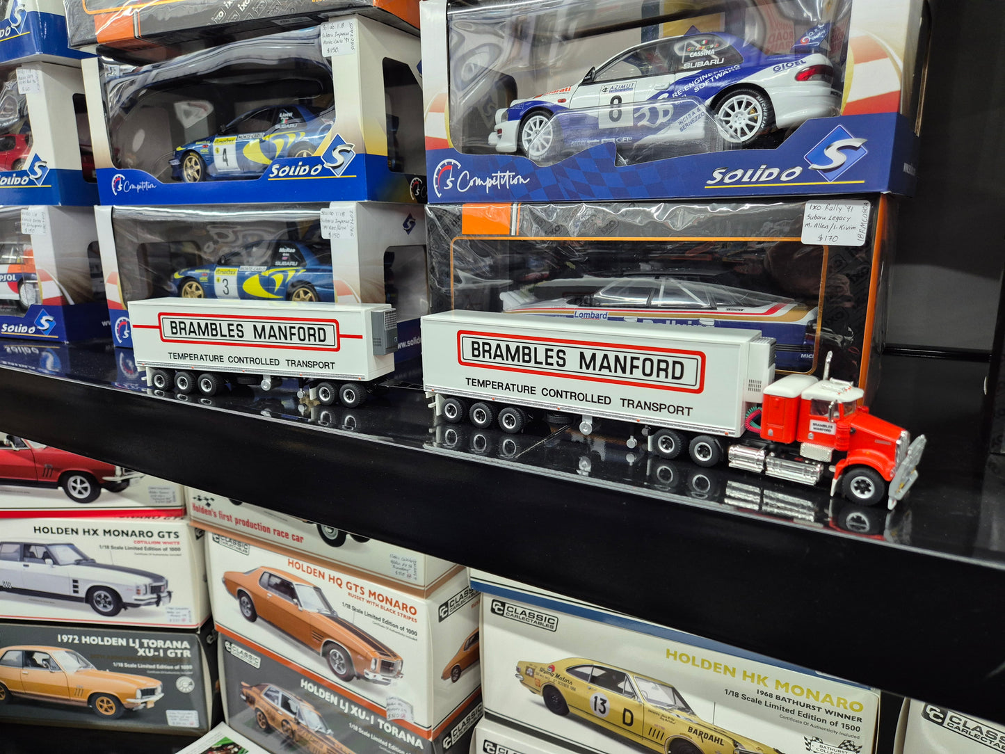 1/64 Brambles road train, Prime mover, Dolly and two trailers