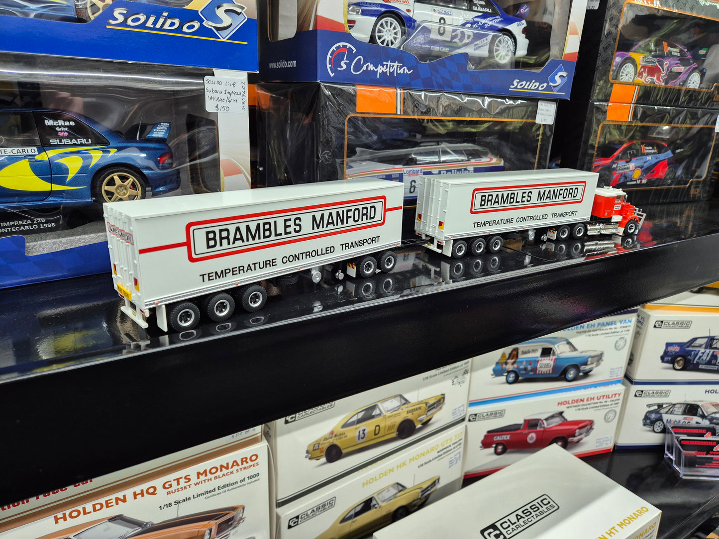 1/64 Brambles road train, Prime mover, Dolly and two trailers