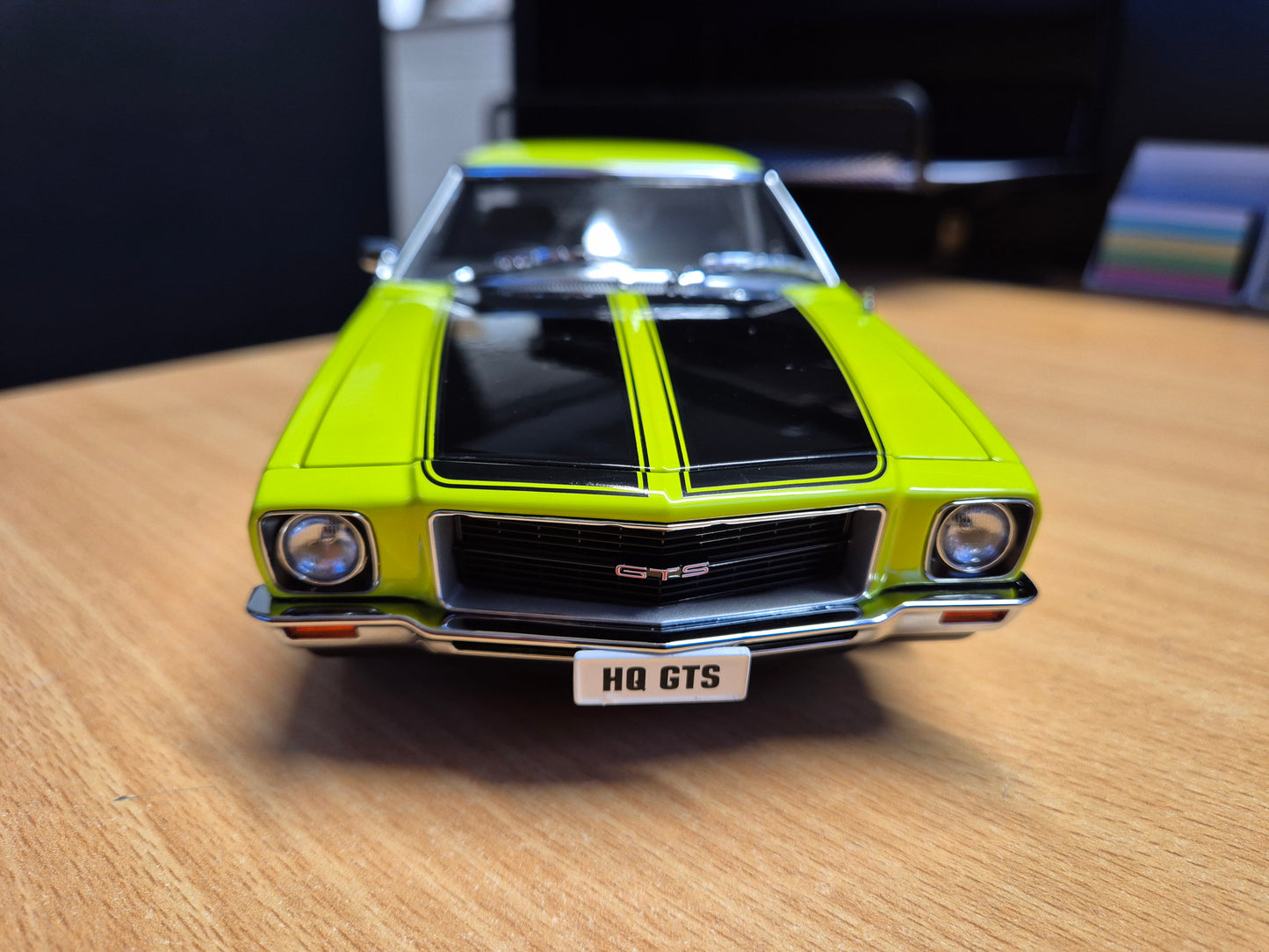 1/18 Holden HQ Monaro GTS Sedan Barbados Green with Black Stripes