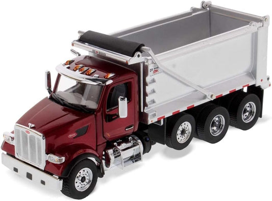 1/50 Peterbilt 579 OX Stampede Dump Truck Metallic Red 71077