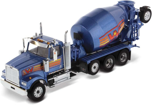 1/50 Western Star 4900 Blue Cab McNeilus Bridgemaster Concrete Mixer 71075