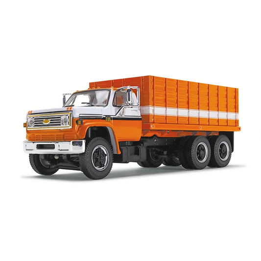 1/64 scale 1970s Chevrolet® C65 Grain Truck Orange white