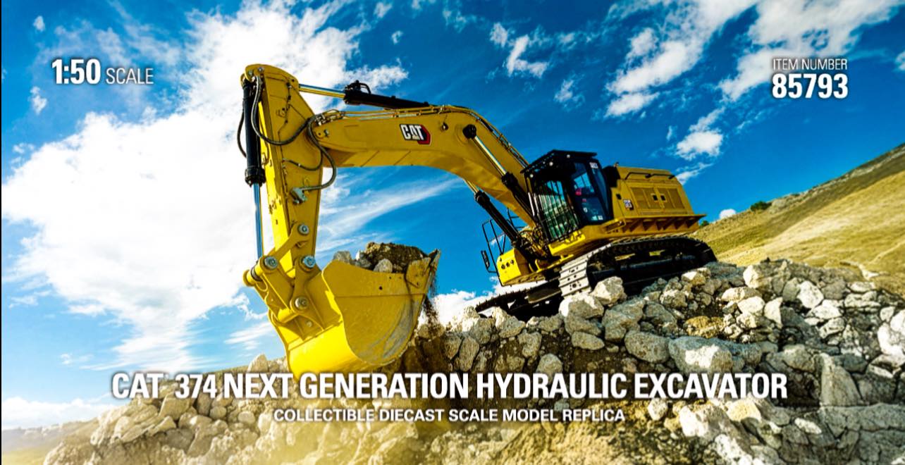 1/50 Cat 374 Next Gen Hydraulic Excavator 85793