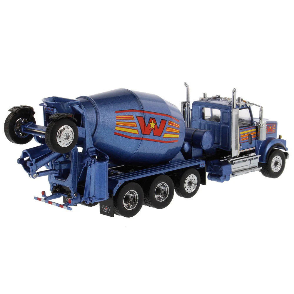 1/50 Western Star 4900 Blue Cab McNeilus Bridgemaster Concrete Mixer 71075