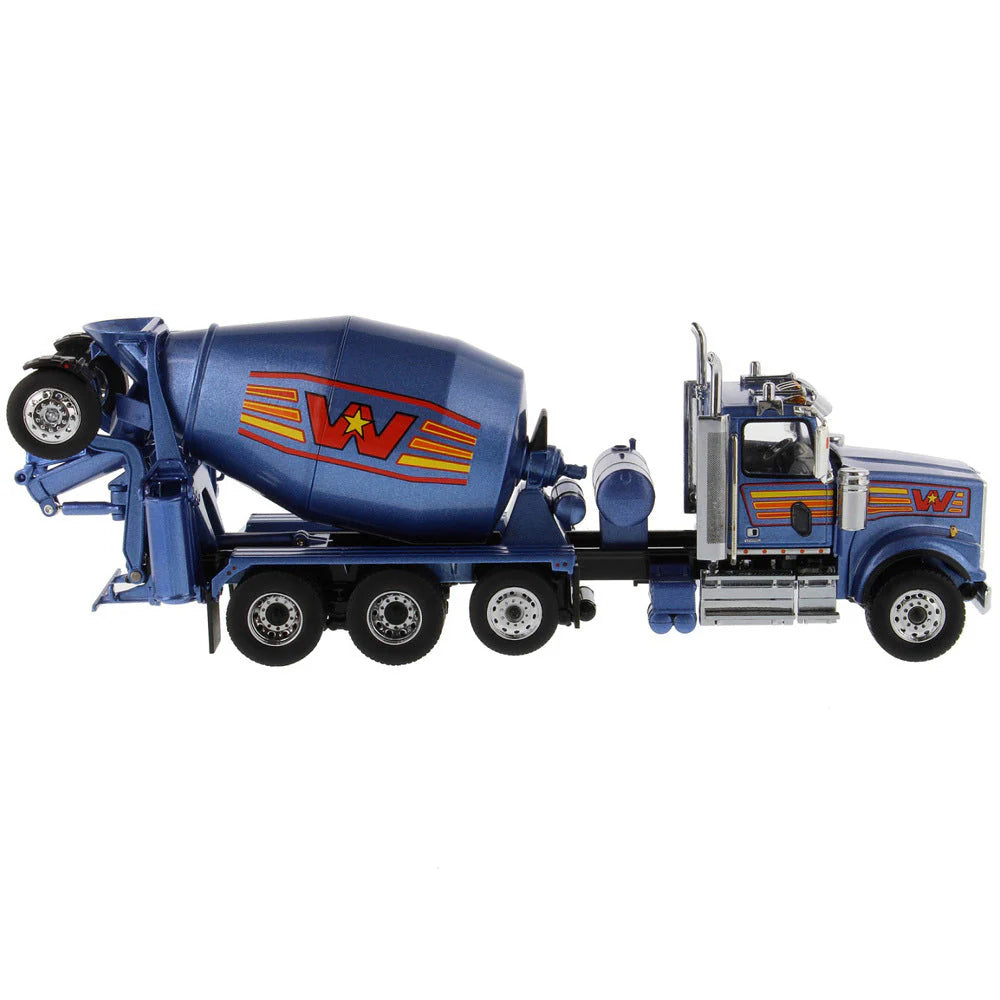 1/50 Western Star 4900 Blue Cab McNeilus Bridgemaster Concrete Mixer 71075