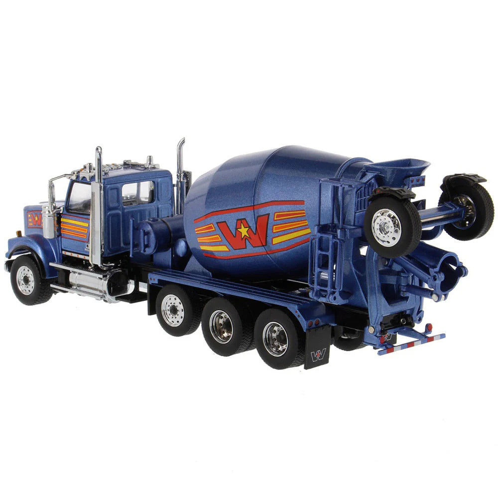 1/50 Western Star 4900 Blue Cab McNeilus Bridgemaster Concrete Mixer 71075