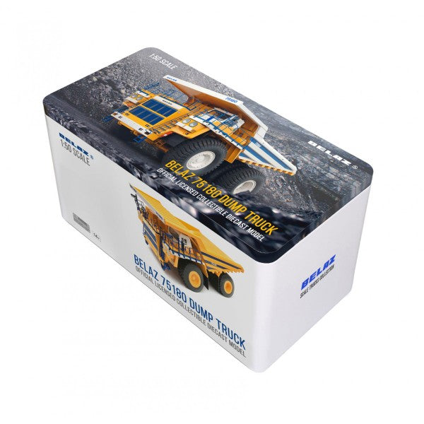 1/50 Belaz Dump Truck White Body 75180