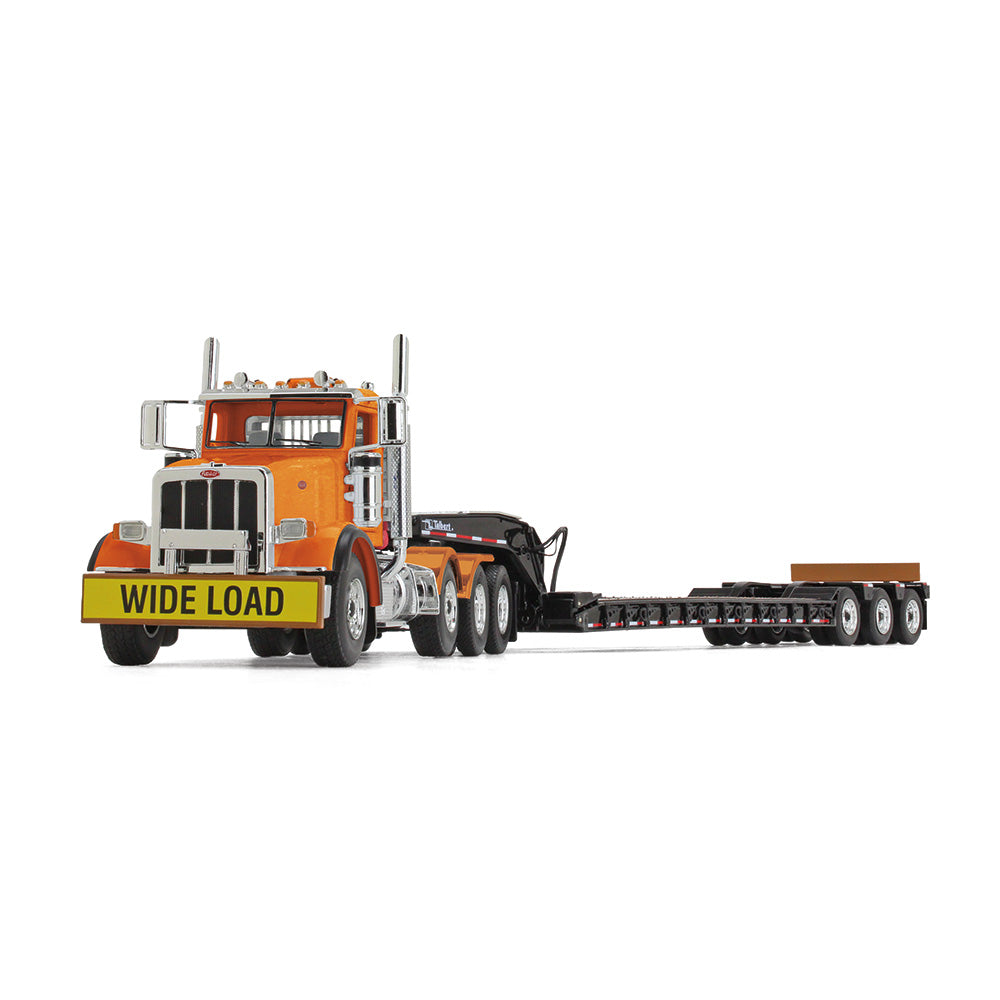 1/50 Peterbilt 367 daycab & Talbert 55SA Lowboy trailer - Orange