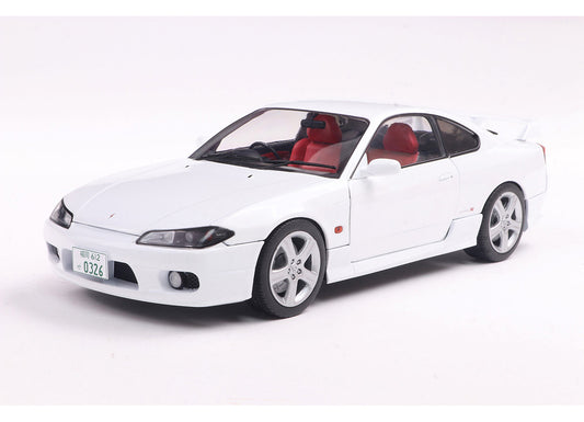 1/18 Nissan Silvia S15 Spec-R Aero 1999 Aspen White