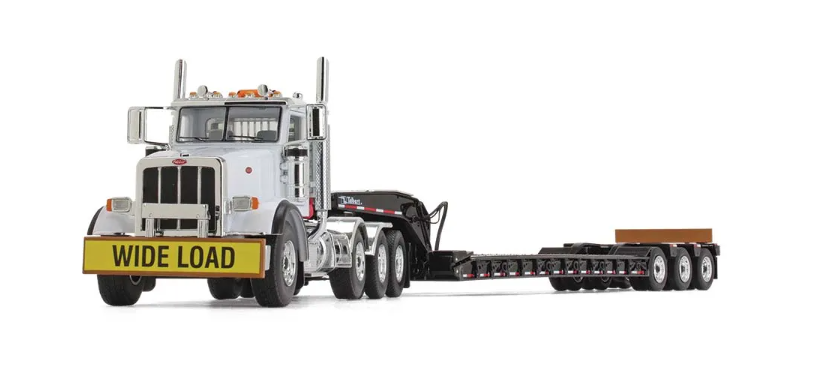 1/50 Peterbilt 367 daycab & Talbert 55SA Lowboy trailer - Komatsu