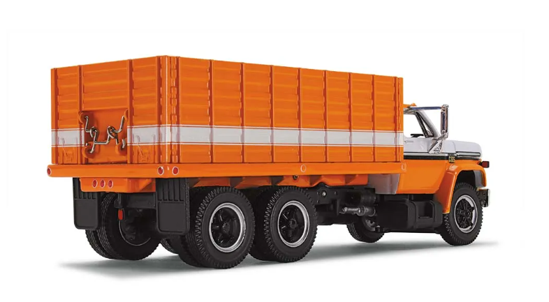 1/64 scale 1970s Chevrolet® C65 Grain Truck Orange white