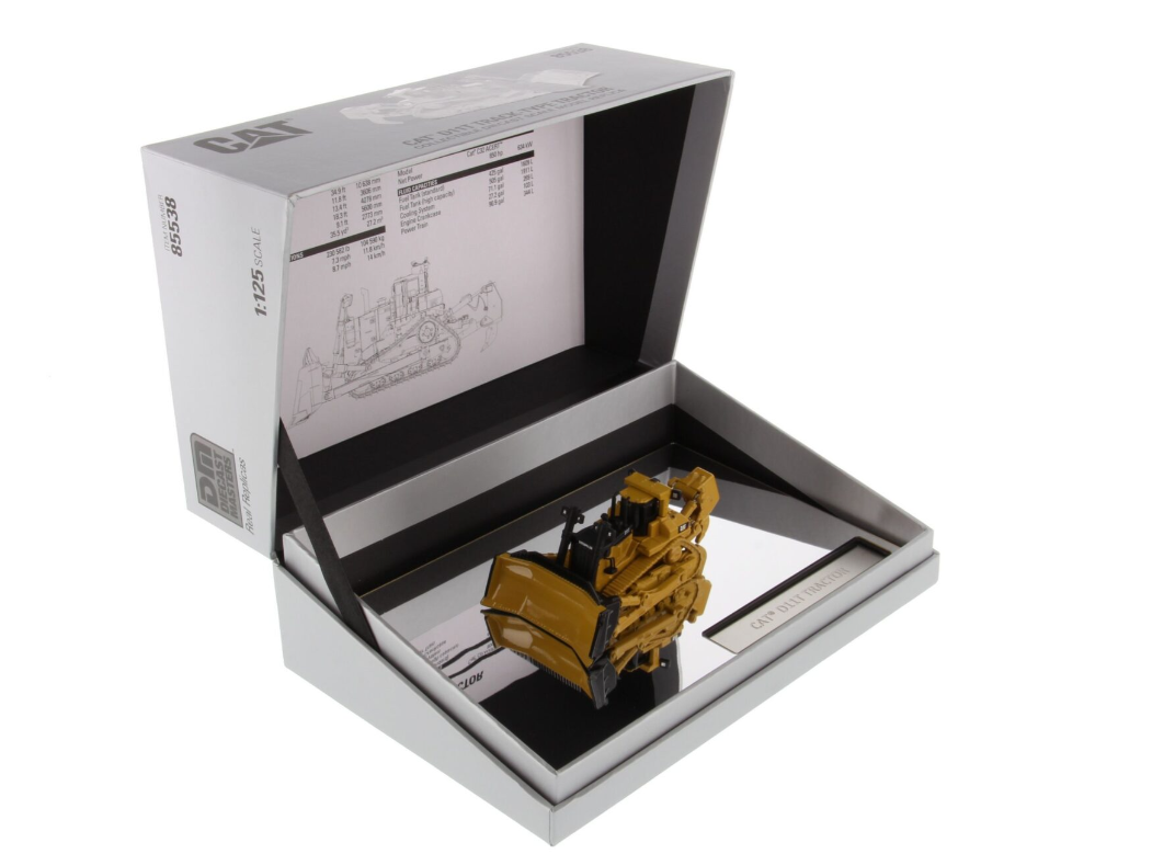 1/125 Cat D11T Tractor Scraper Elite Series