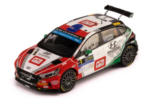 1/43 Hyundai i20 N Rally #1  Paddon/Kennard ERC Champions 2024 RAM952B