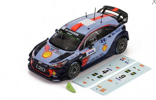 1/43 Hyundai i20  WRC Tour de Corsa 2017 #4 Paddon RAM646