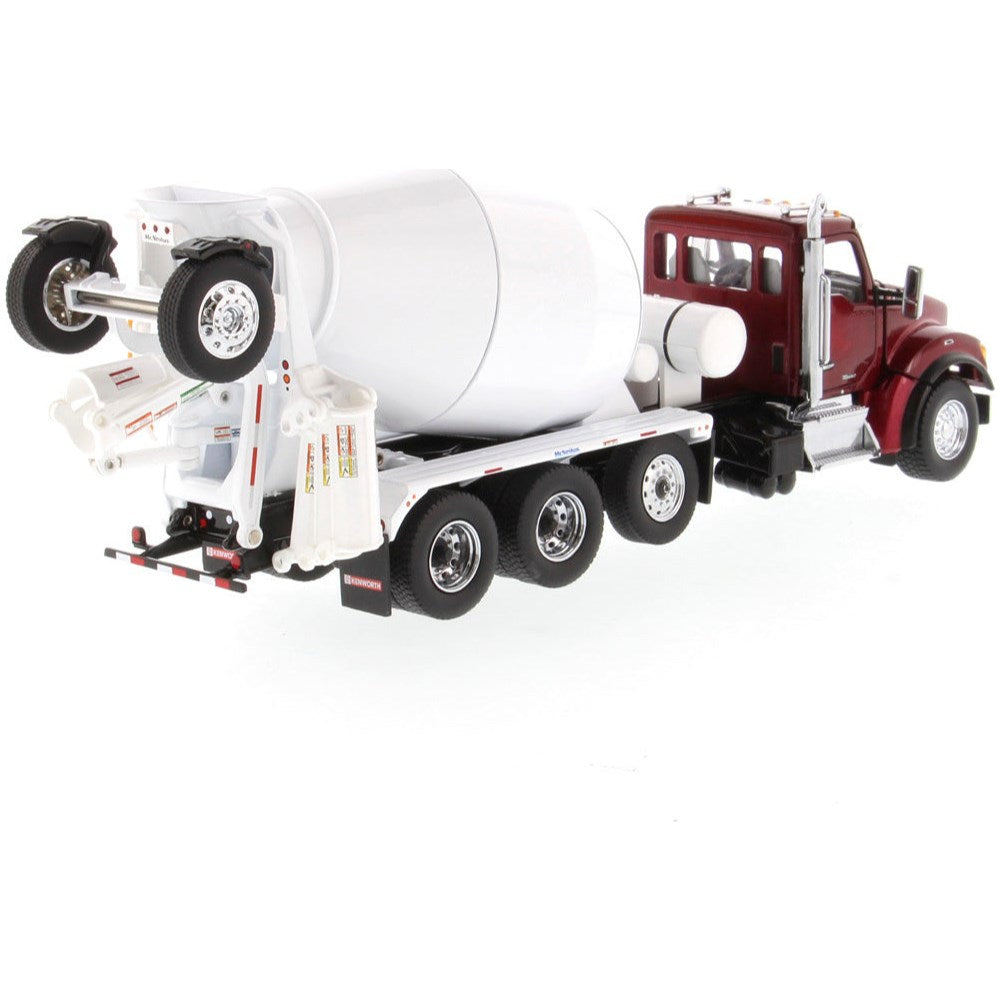 1/50 Kenworth T880 SBFA Red Cement Mixer McNeilus Bridgemaster Concrete Mixer 71062