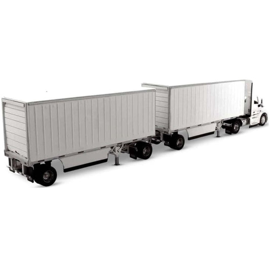 1/50 Peterbilt 579 Ultraloft Tractor and Two Trailers 71089