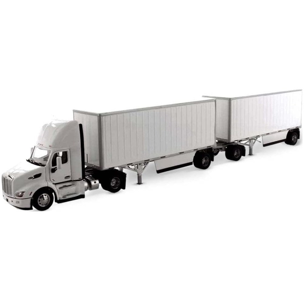 1/50 Peterbilt 579 Ultraloft Tractor and Two Trailers 71089