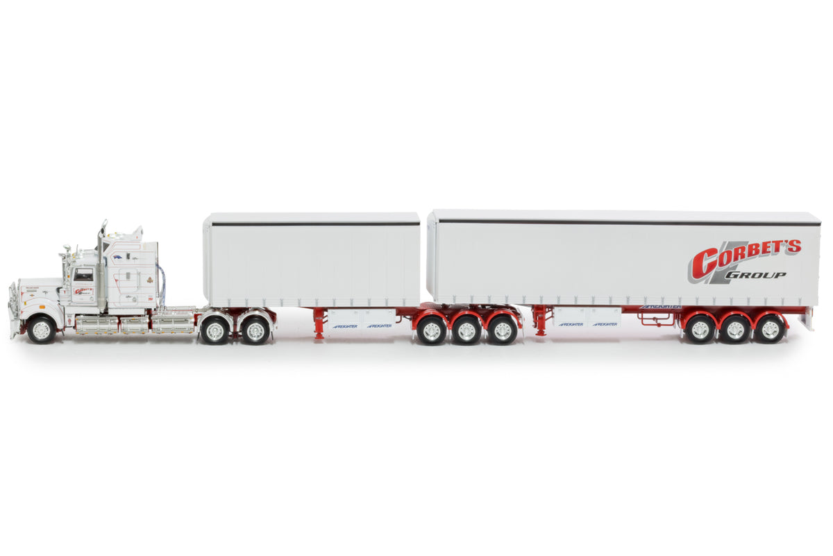 1/50 Kenworth T900 Legend Corbets with B-double Z01491 ZT09358