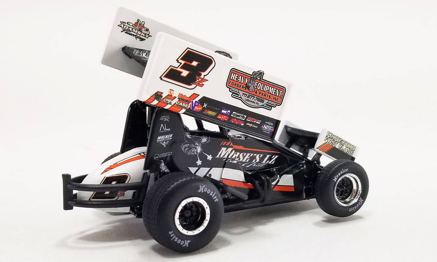 1/50 2023 #3z Moose's LZ Bar & Grill Sprint Car - Brock Zearfoss