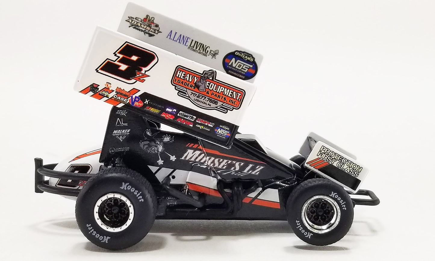 1/50 2023 #3z Moose's LZ Bar & Grill Sprint Car - Brock Zearfoss