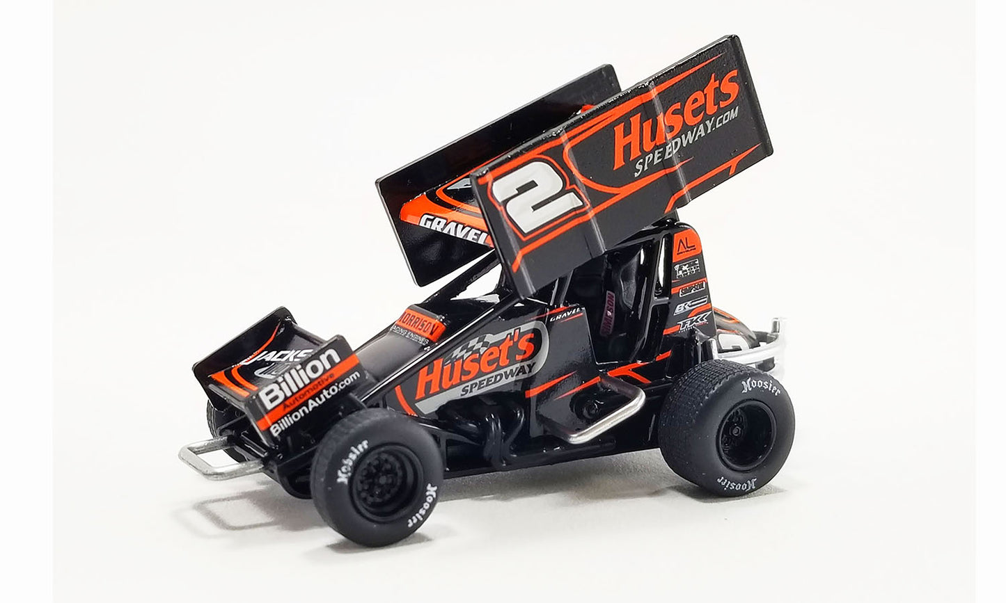 1/50 2023 #2 Hussets Speedway Sprint Car - David Gravel