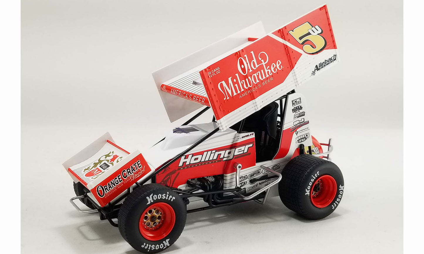 1/50 2024 #5w Old Milwaukee Sprint Car - Lucas Wolfe