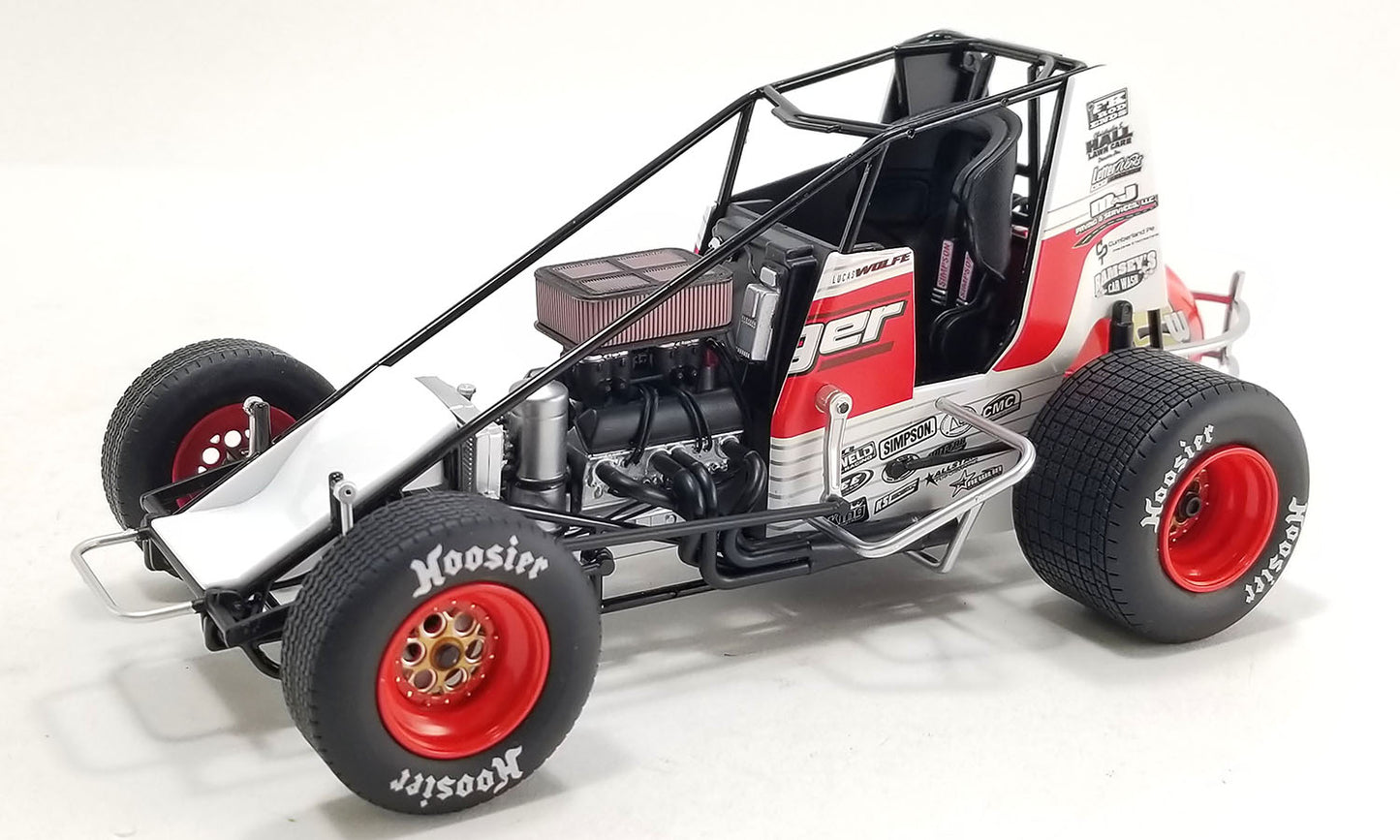 1/50 2024 #5w Old Milwaukee Sprint Car - Lucas Wolfe