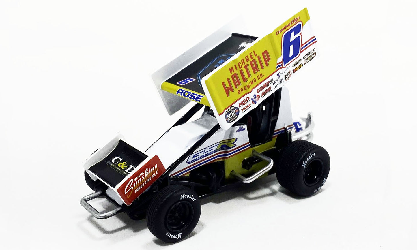 1/50 2024 #6 Bill Rose Racing/Michael Waltrip Brewing Co Sprint Car - Bill Rose