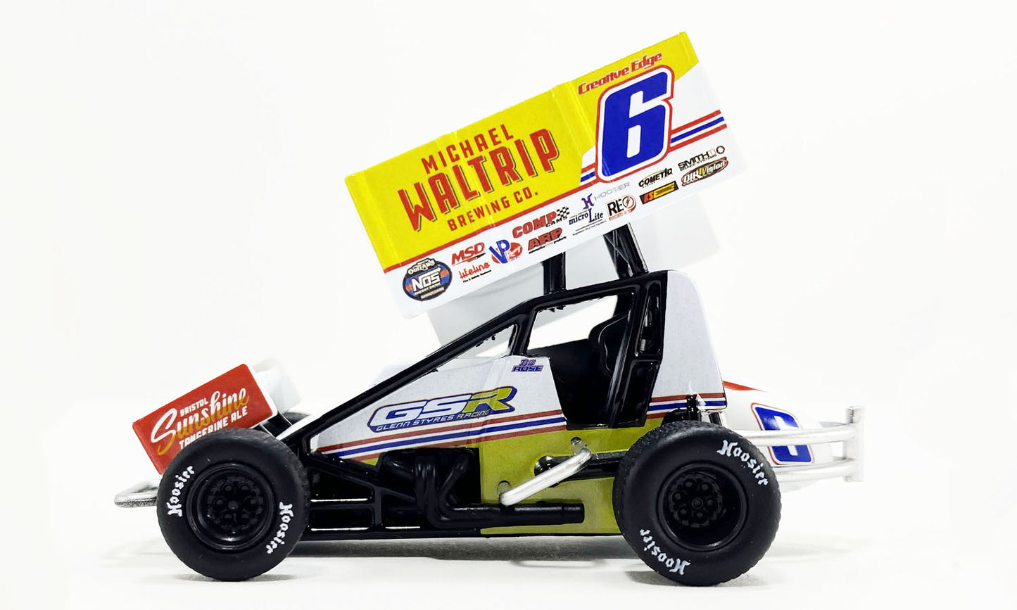 1/50 2024 #6 Bill Rose Racing/Michael Waltrip Brewing Co Sprint Car - Bill Rose