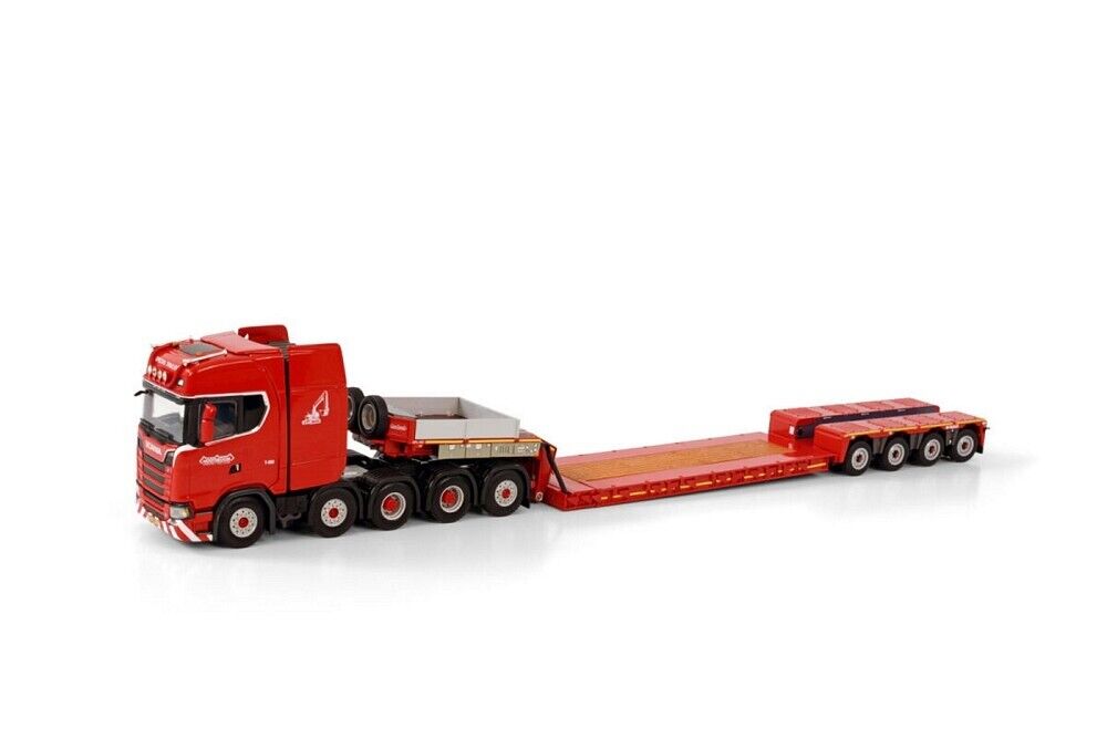 1/50 Nooteboom Red Line Scania S Highline CS20H 10x4 low loader 4 axle