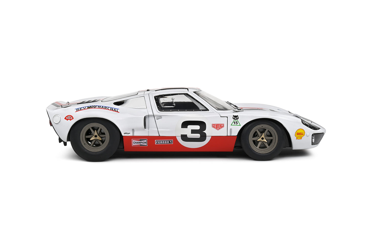 1/18 Ford GT40 Mk1 White 2015 "Eric Dean Design"