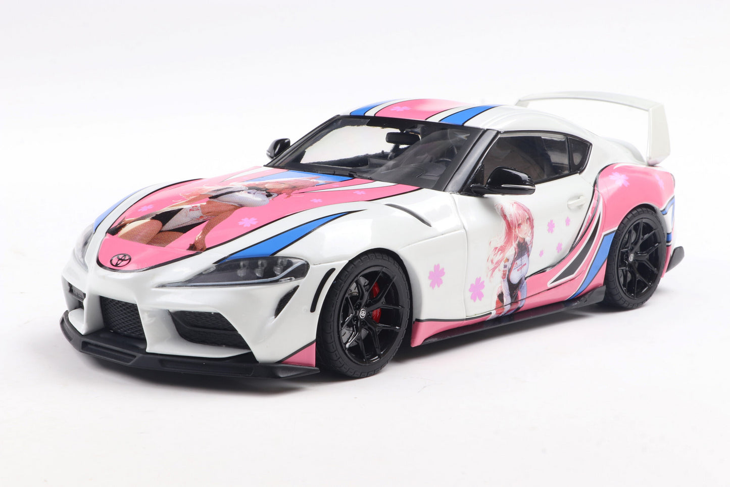 1/18 Toyota GR Supra 2024 Itasha Whiyte Solido Work