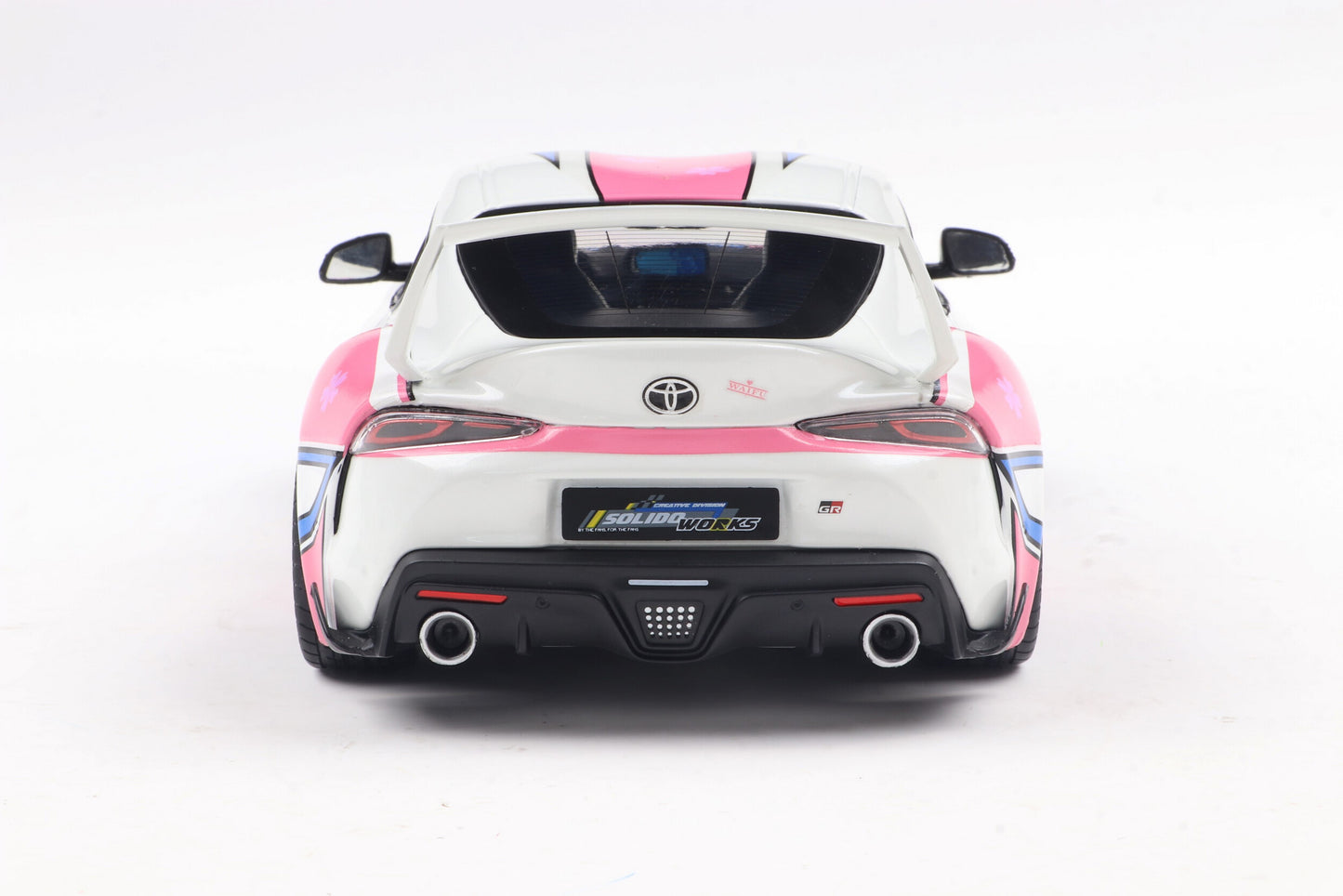 1/18 Toyota GR Supra 2024 Itasha Whiyte Solido Work