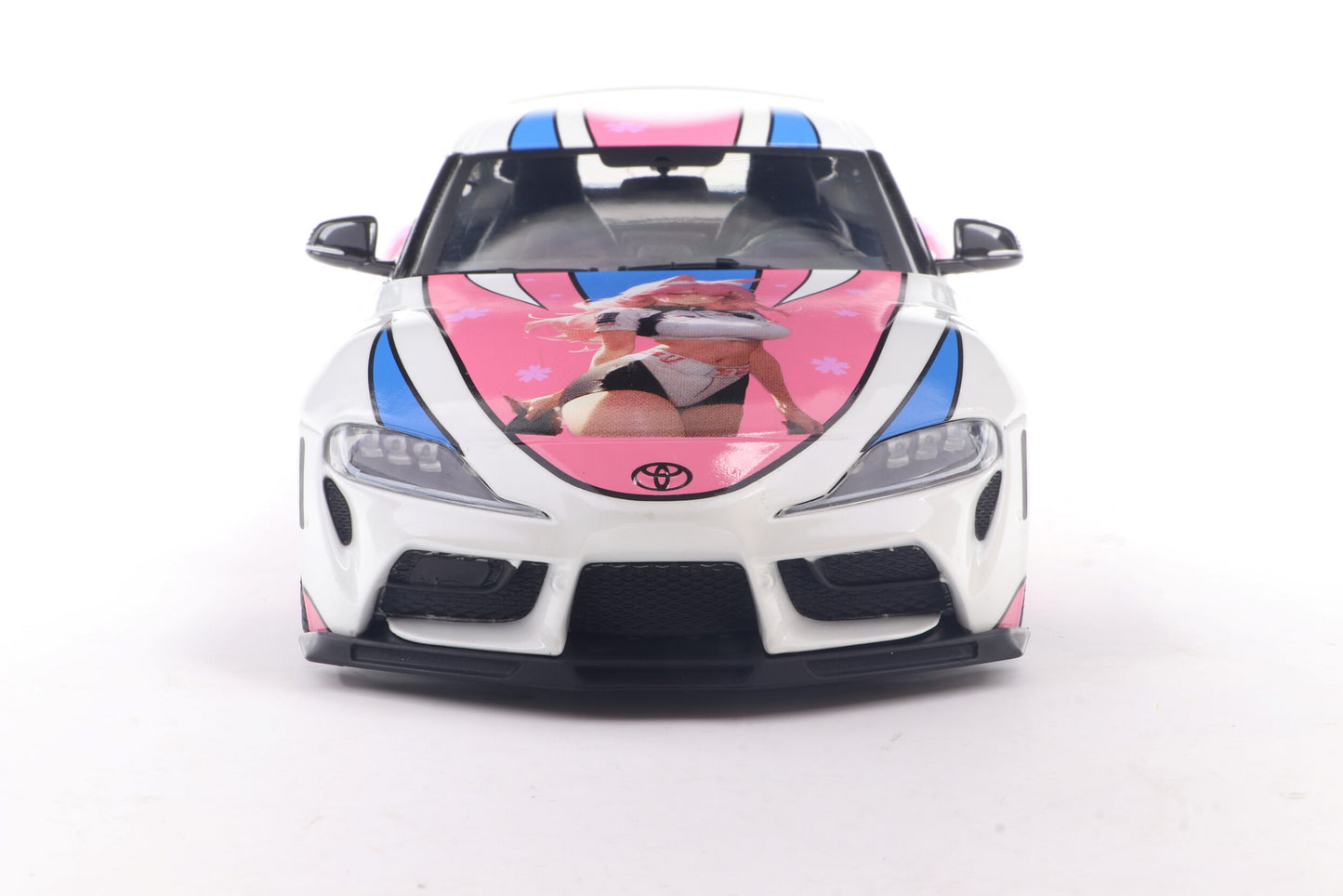 1/18 Toyota GR Supra 2024 Itasha Whiyte Solido Work
