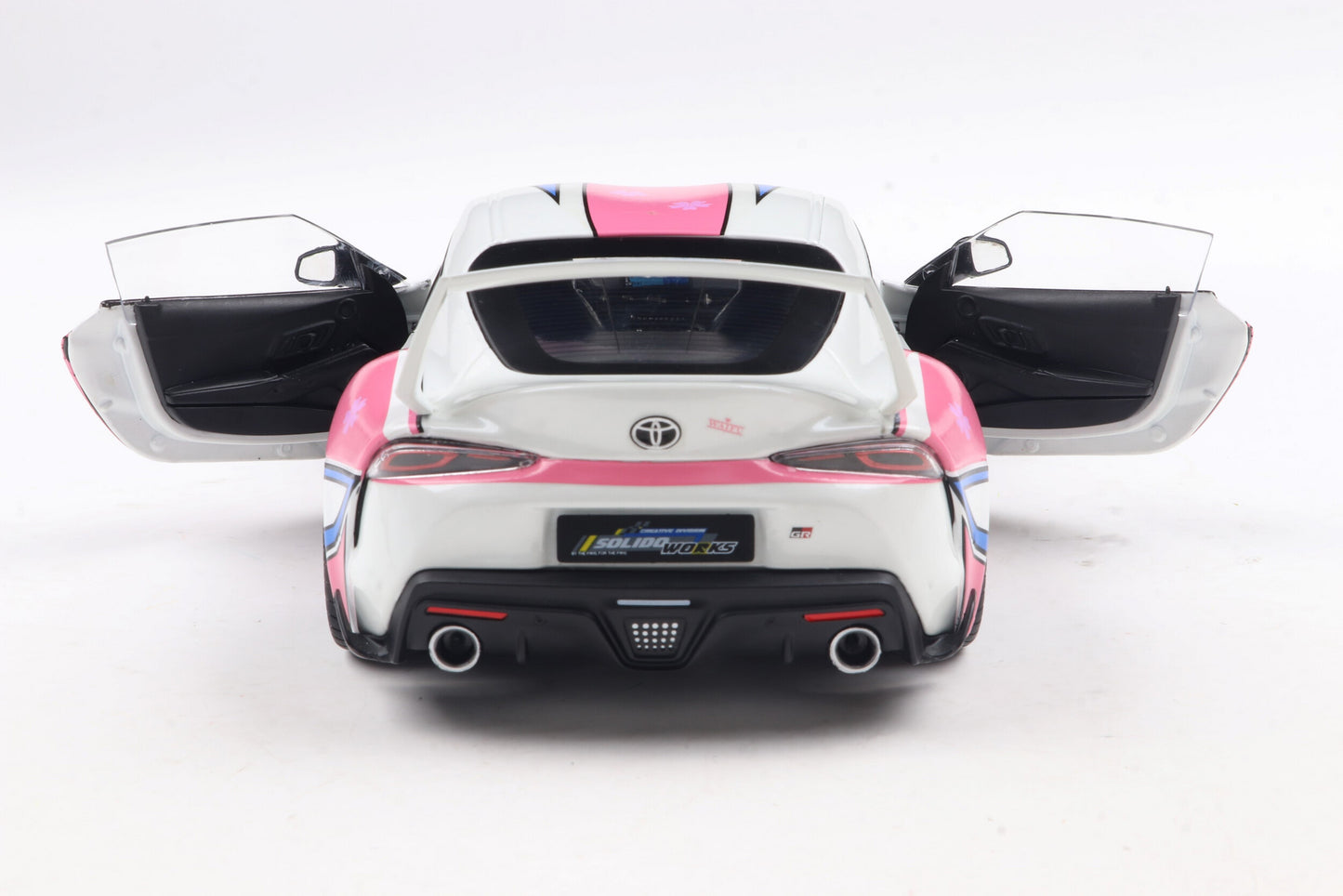 1/18 Toyota GR Supra 2024 Itasha Whiyte Solido Work