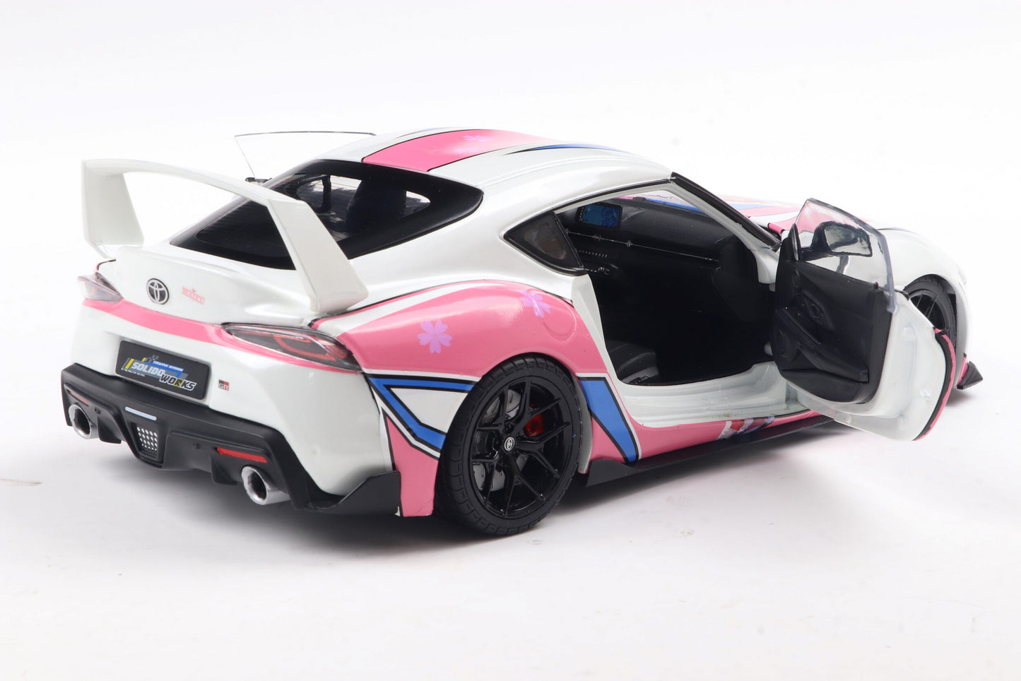 1/18 Toyota GR Supra 2024 Itasha Whiyte Solido Work